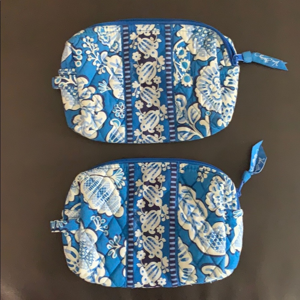 Vera Bradley Medium Cosmetic Bags in Blue Lagoon